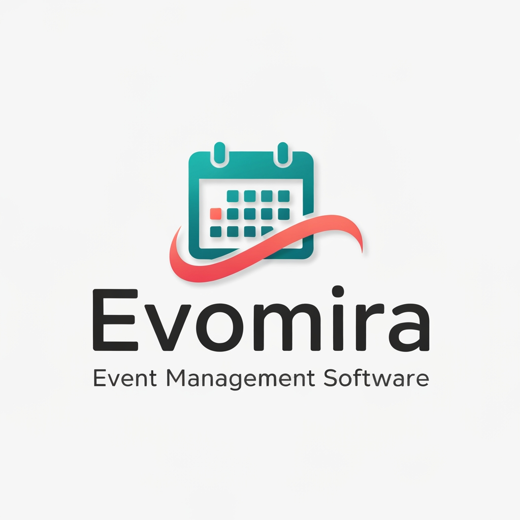 AI Design for my product name is Evomira which is based on event management software, i want logo for thta which is more creative and unique with date calender icon