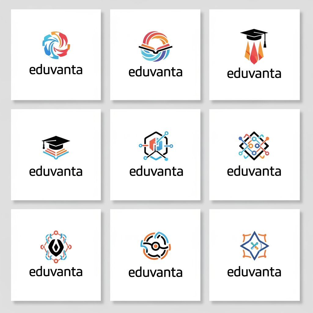 AI Design for need more logo varient for Eduvanta which is for Learning management system software, need more creative