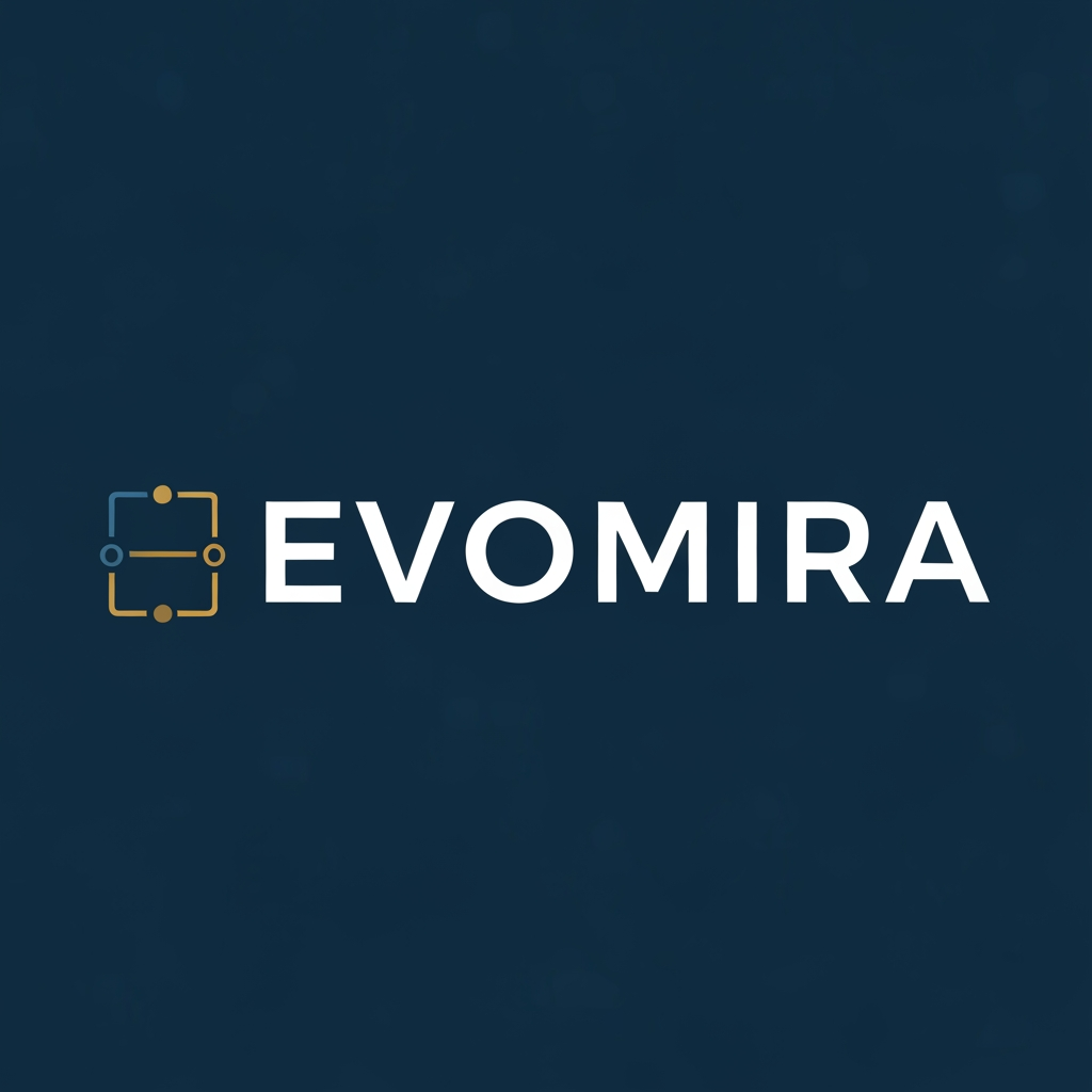 AI Design for my product name is Evomira which is based on event management software, i want logo for thta which is more creative and unique with relative