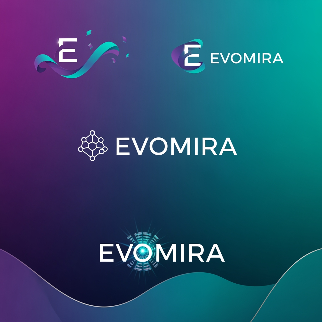 AI Design for need more logo varient for Evomira which is for Event management software, need more creative