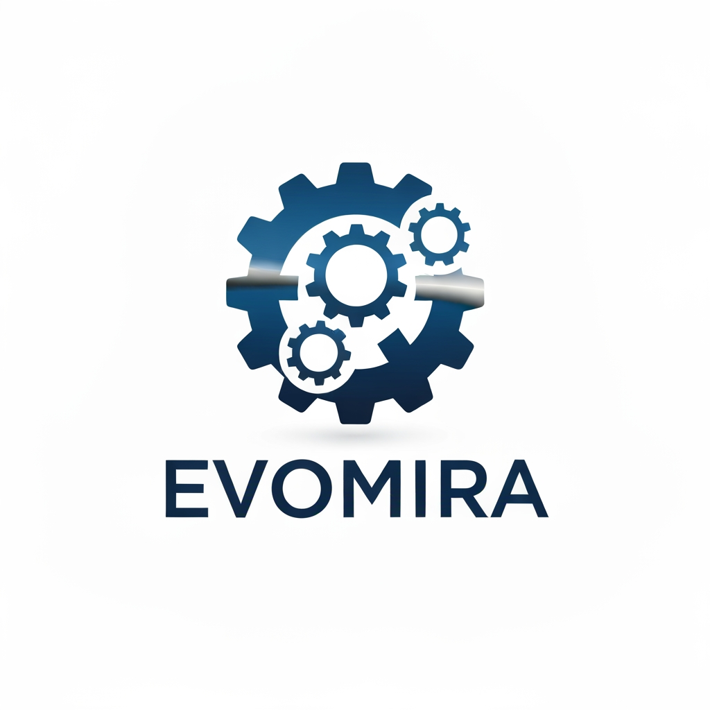 AI Design for my product name is Evomira which is based on event management software, i want logo for thta which is more creative and unique with relative