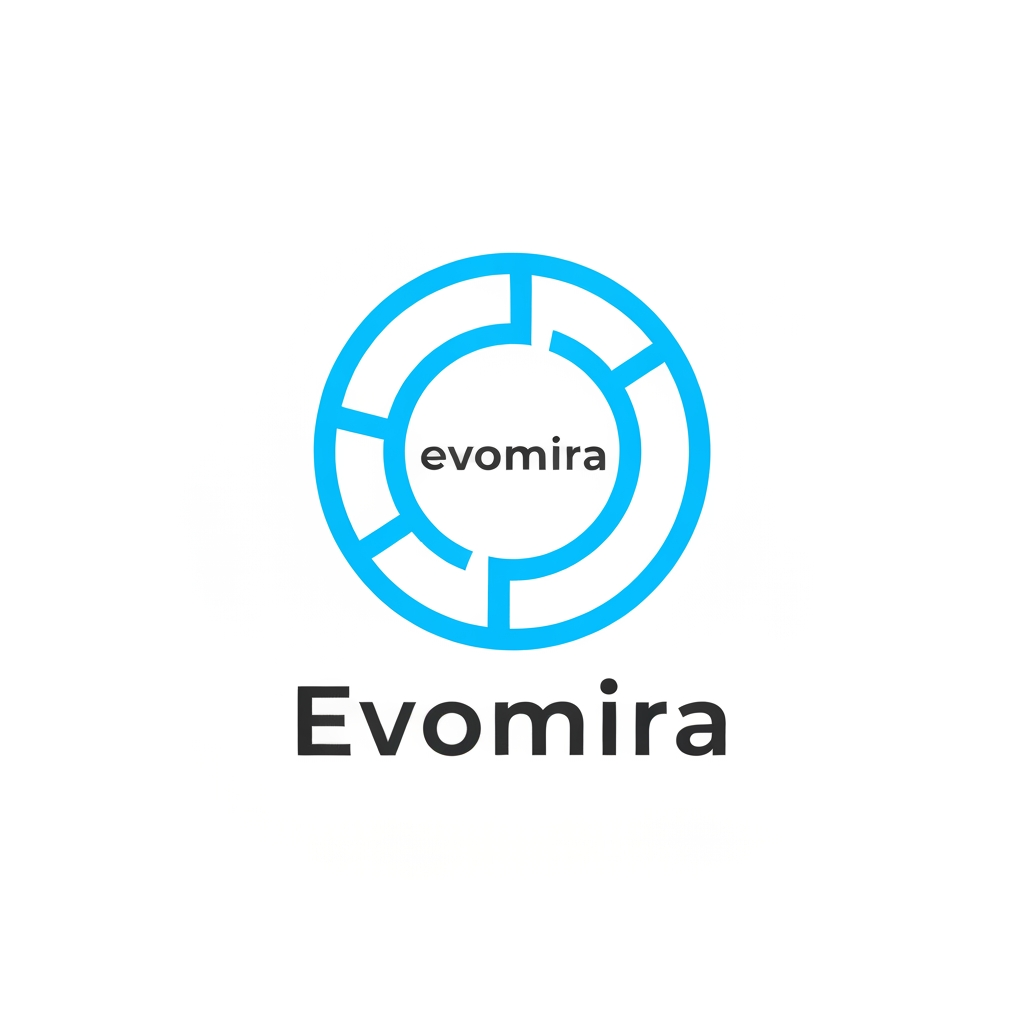 AI Design for my product name is Evomira which is based on event management software, i want logo for thta which is more creative and unique with relative