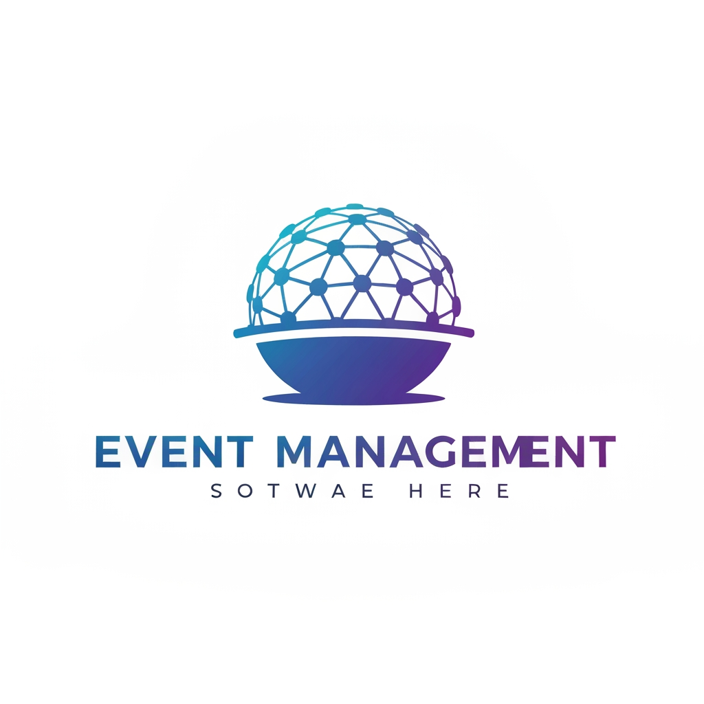 AI Design for i want logo for event management software