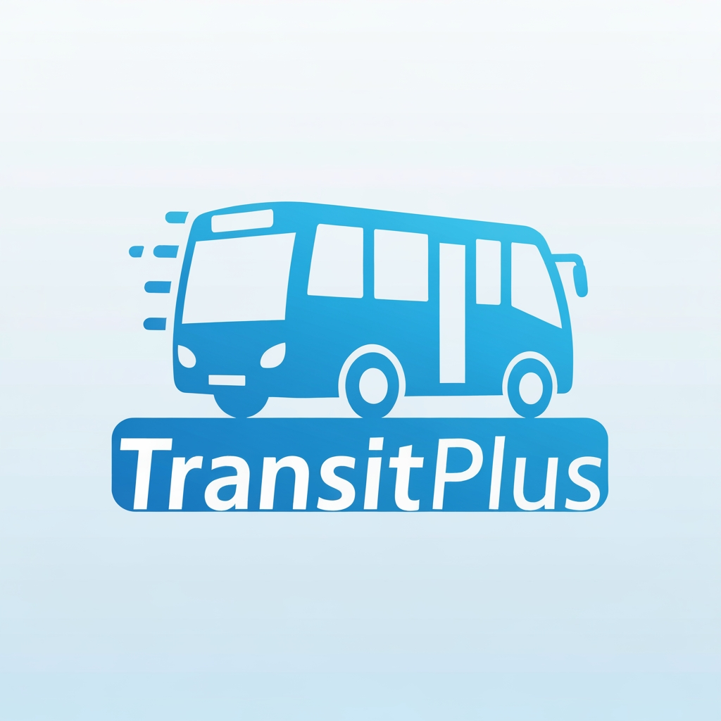 AI Design for A professional and modern logo for a transport management system named TransitOne. The design features sleek, minimalist geometric lines representing movement, global connectivity, and logistics, set against a clean, corporate color palette of navy blue and electric cyan. High-contrast, vector-style composition with a focus on negative space and sophisticated typography. i want like vehicle type of logo
