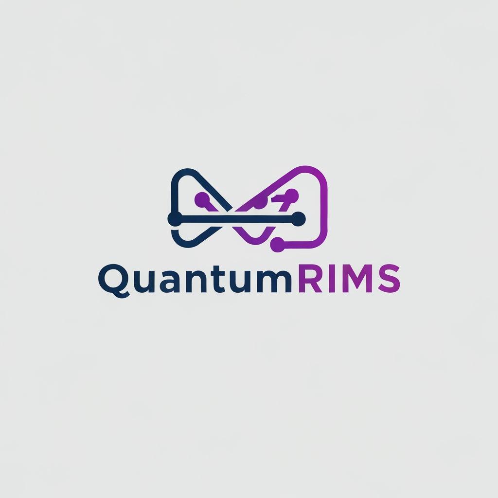 AI Design for I want logo for research information management system named as QuantumRIMS