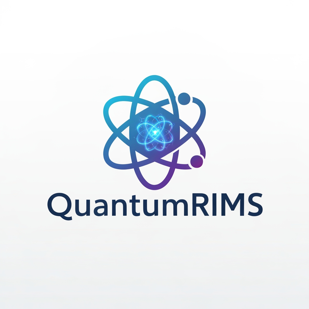 AI Design for I want logo for research information management system named as QuantumRIMS