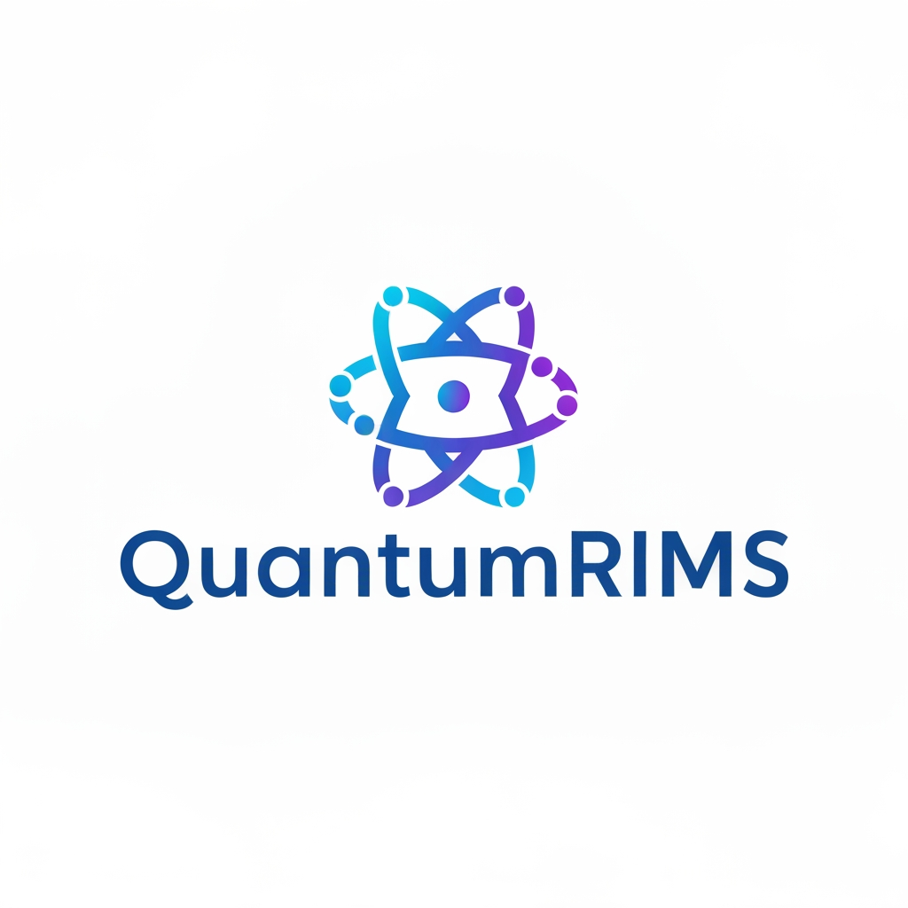 AI Design for I want logo for research information management system named as QuantumRIMS