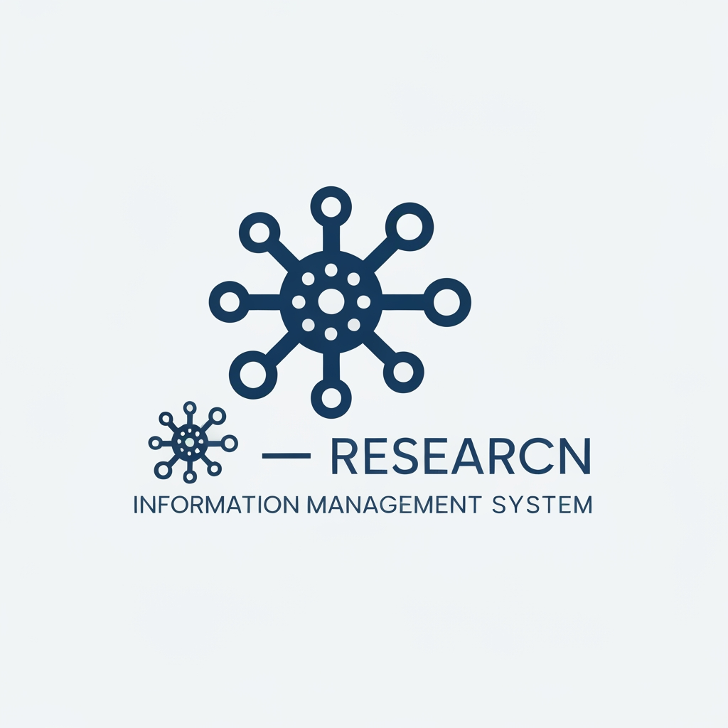 AI Design for I want logo for research information management system