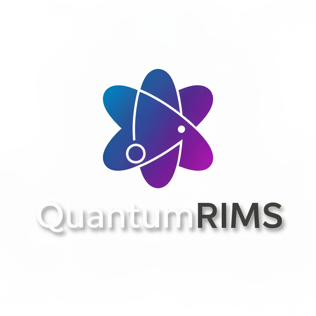 AI Design for I want logo for research information management system named as QuantumRIMS