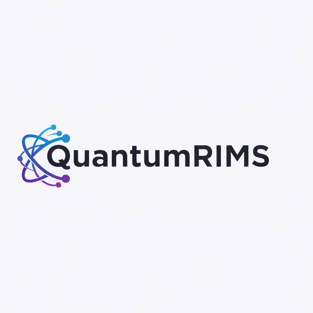 AI Design for I want logo for research information management system named as QuantumRIMS