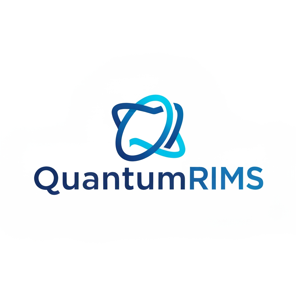 AI Design for I want logo for research information management system named as QuantumRIMS
