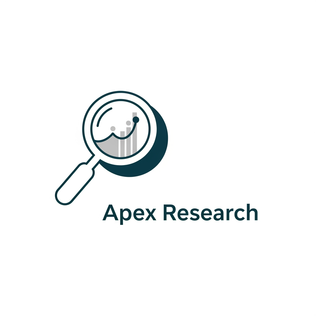 AI Design for A modern, minimalist logo design for a research management system