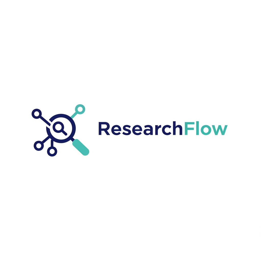 AI Design for A modern, minimalist logo design for a research management system