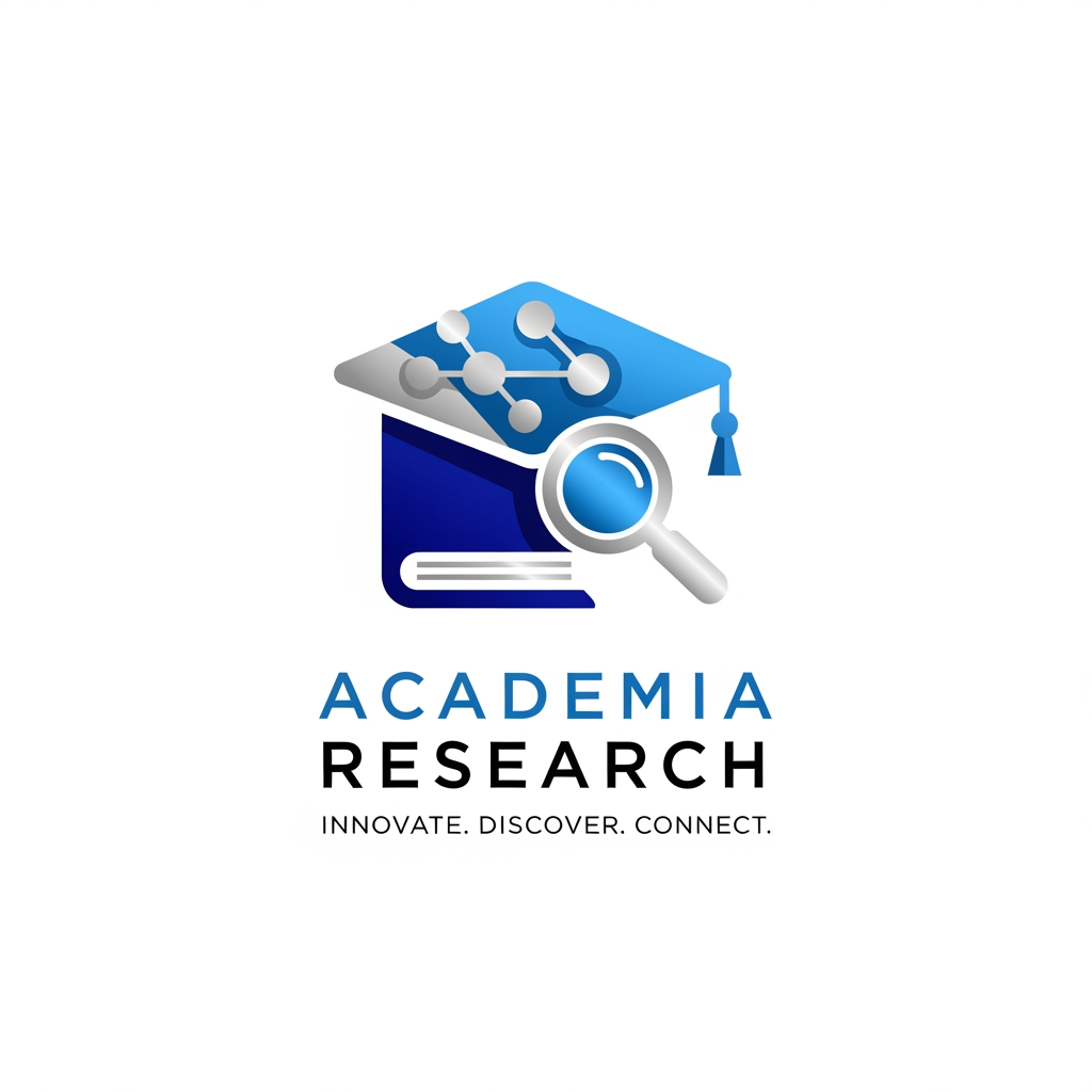 AI Design for i want logo for college research management system