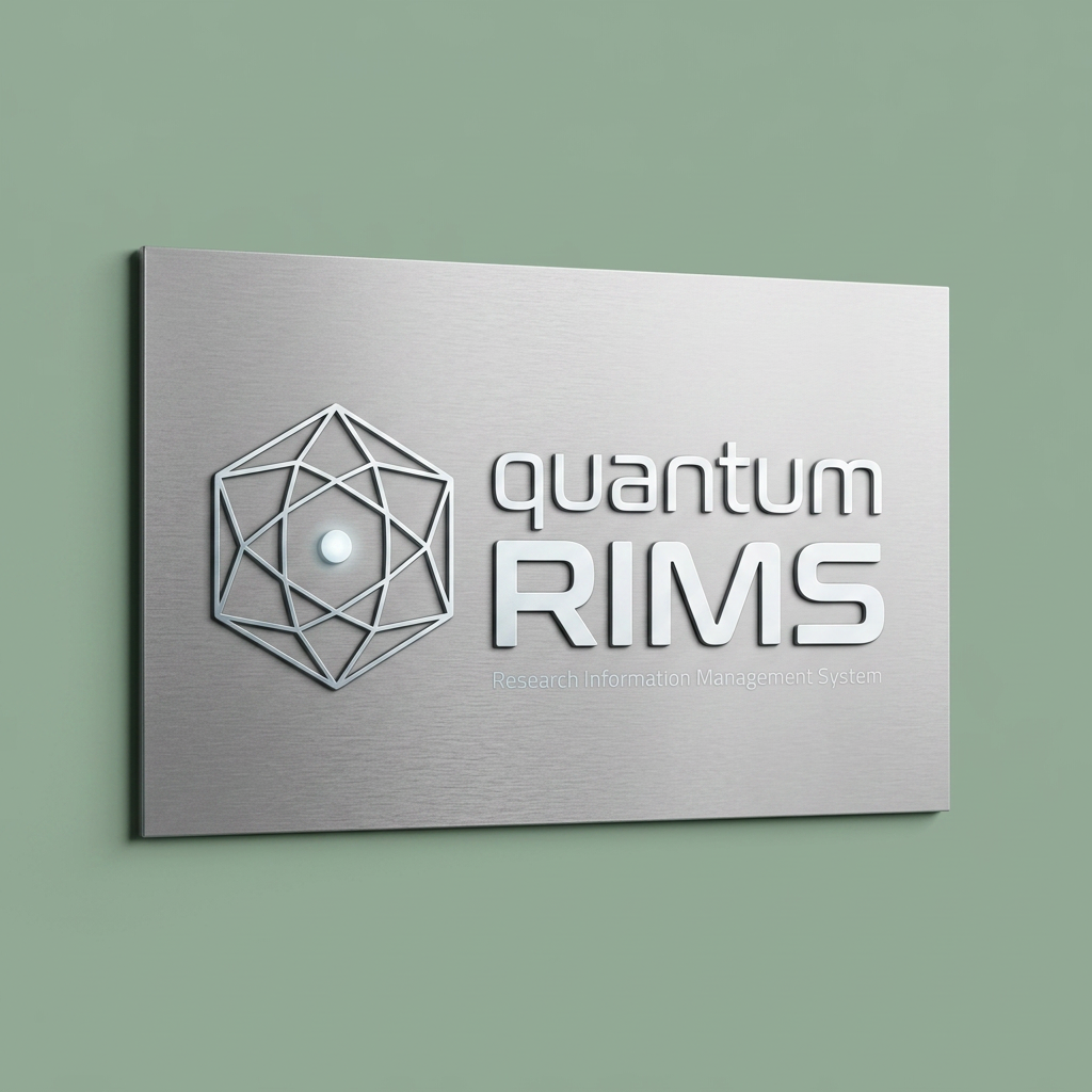 AI Design for A sleek, minimalist logo design for a research management system, named quantum RIMS

I want like this as varient