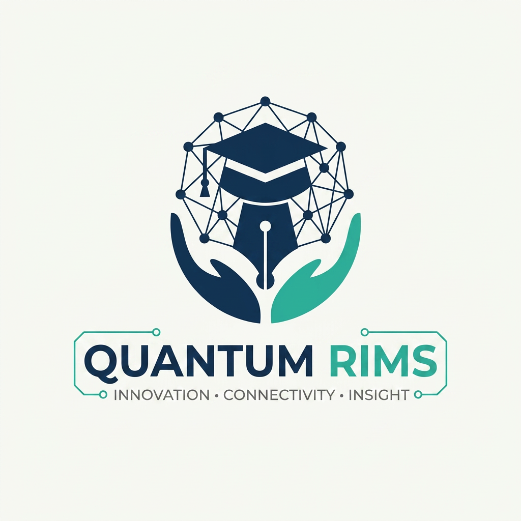 AI Design for A sleek, minimalist logo design for a research management system, named quantum RIMS

I want like this as varient