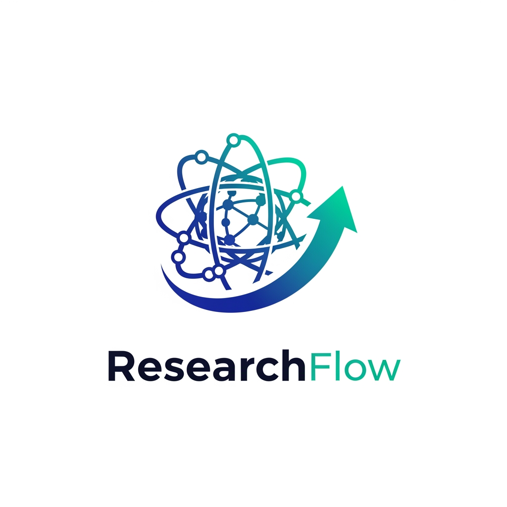 AI Design for I want logo for research management sysytem with trendy and professional UI format