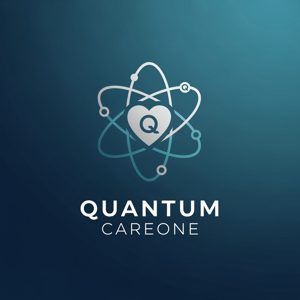 AI Design for I want logo for hospital management system named as quantum Careone