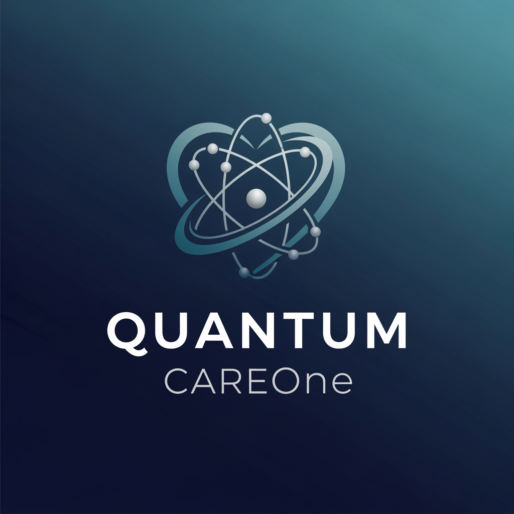 AI Design for I want logo for hospital management system named as quantum Careone