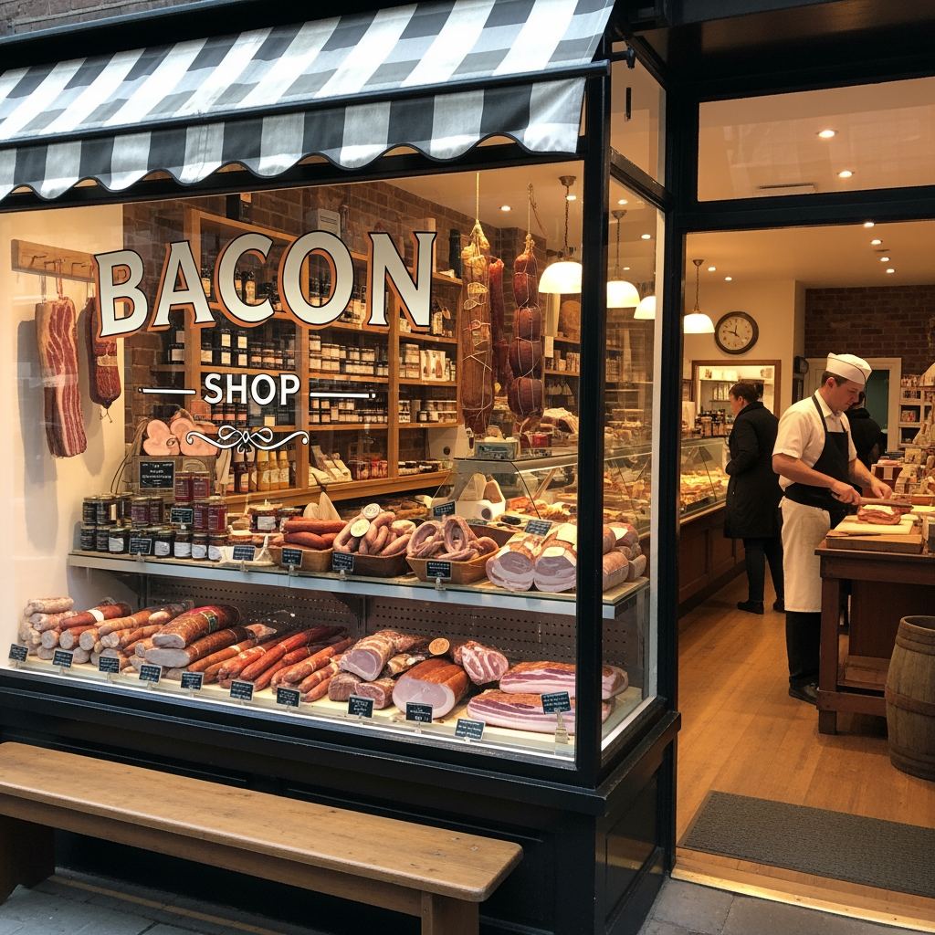AI Design for BACON SHOP
