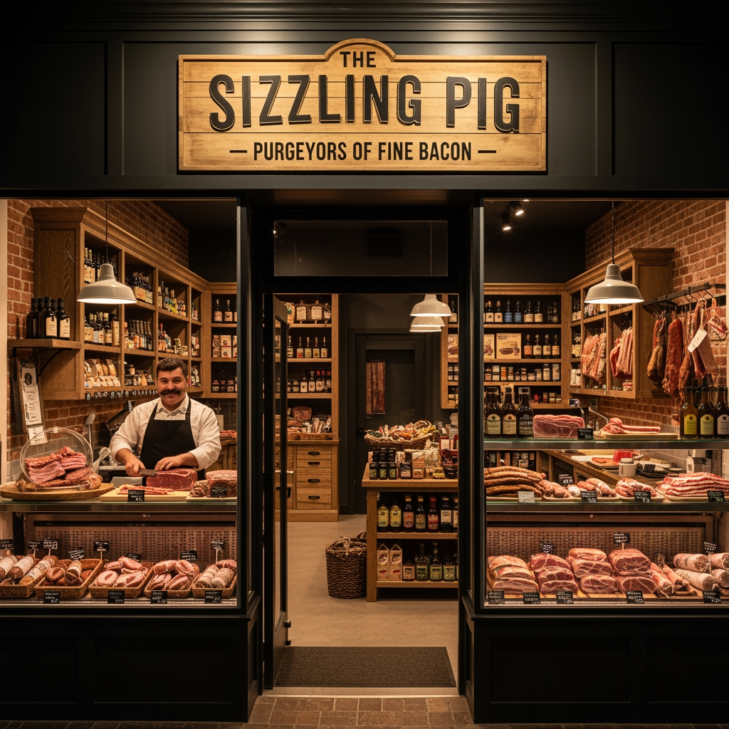 AI Design for BACON SHOP