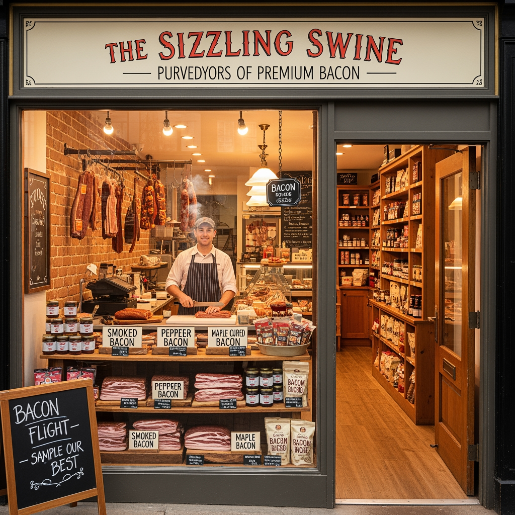 AI Design for BACON SHOP