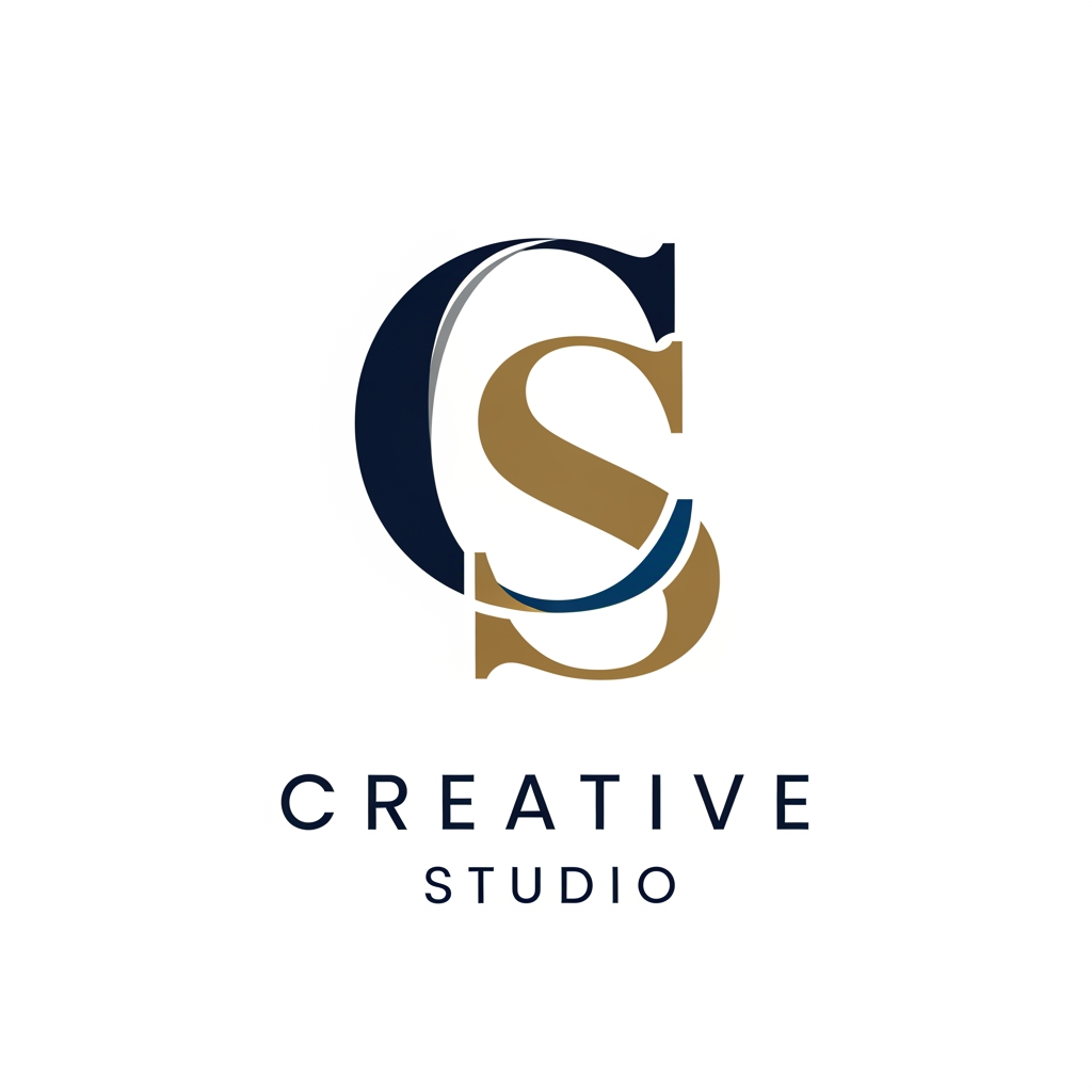 AI Design for I NEED TO CREATE A LOGO WITH ENGLISH ALPAHPET LETTER C S
those cs and stands from creative stuido
make the logo creative elegent