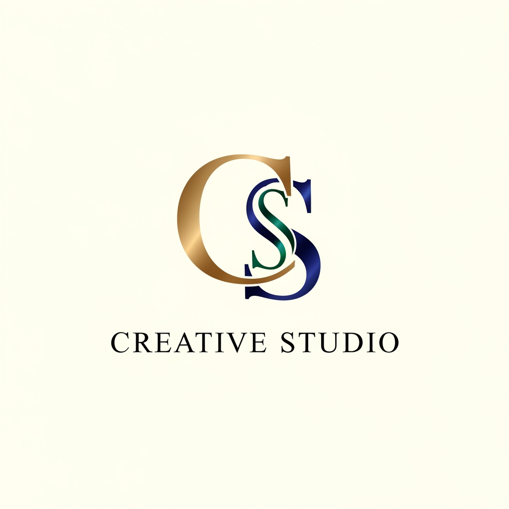 AI Design for I NEED TO CREATE A LOGO WITH ENGLISH ALPAHPET LETTER C S
those cs and stands from creative stuido
make the logo creative elegent