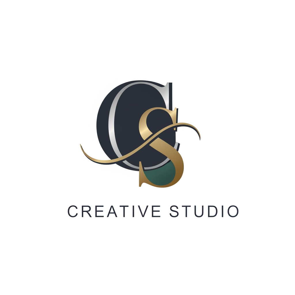 AI Design for I NEED TO CREATE A LOGO WITH ENGLISH ALPAHPET LETTER C S
those cs and stands from creative stuido
make the logo creative elegent