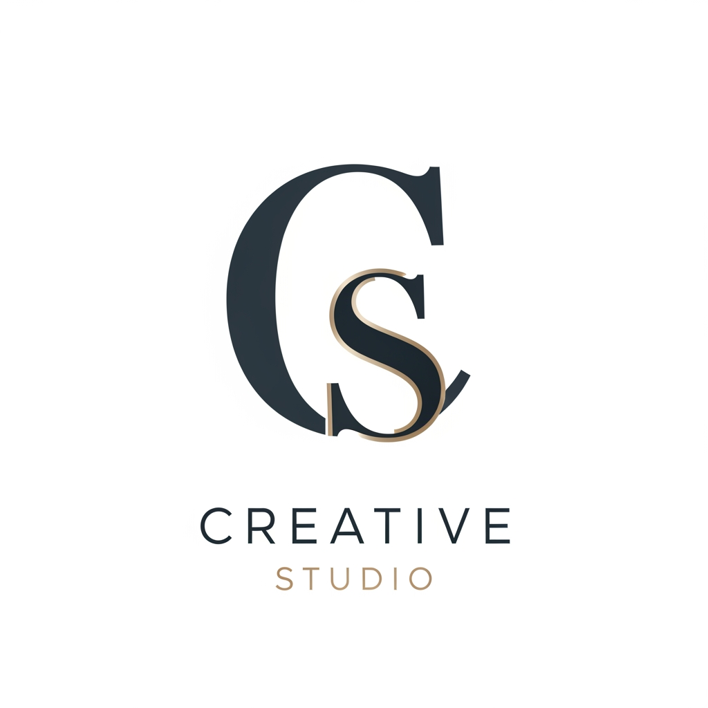 AI Design for I NEED TO CREATE A LOGO WITH ENGLISH ALPAHPET LETTER C S
those cs and stands from creative stuido
make the logo creative elegent