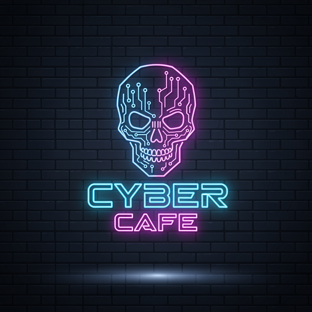 AI Design for માં સાયબર કાફે logo