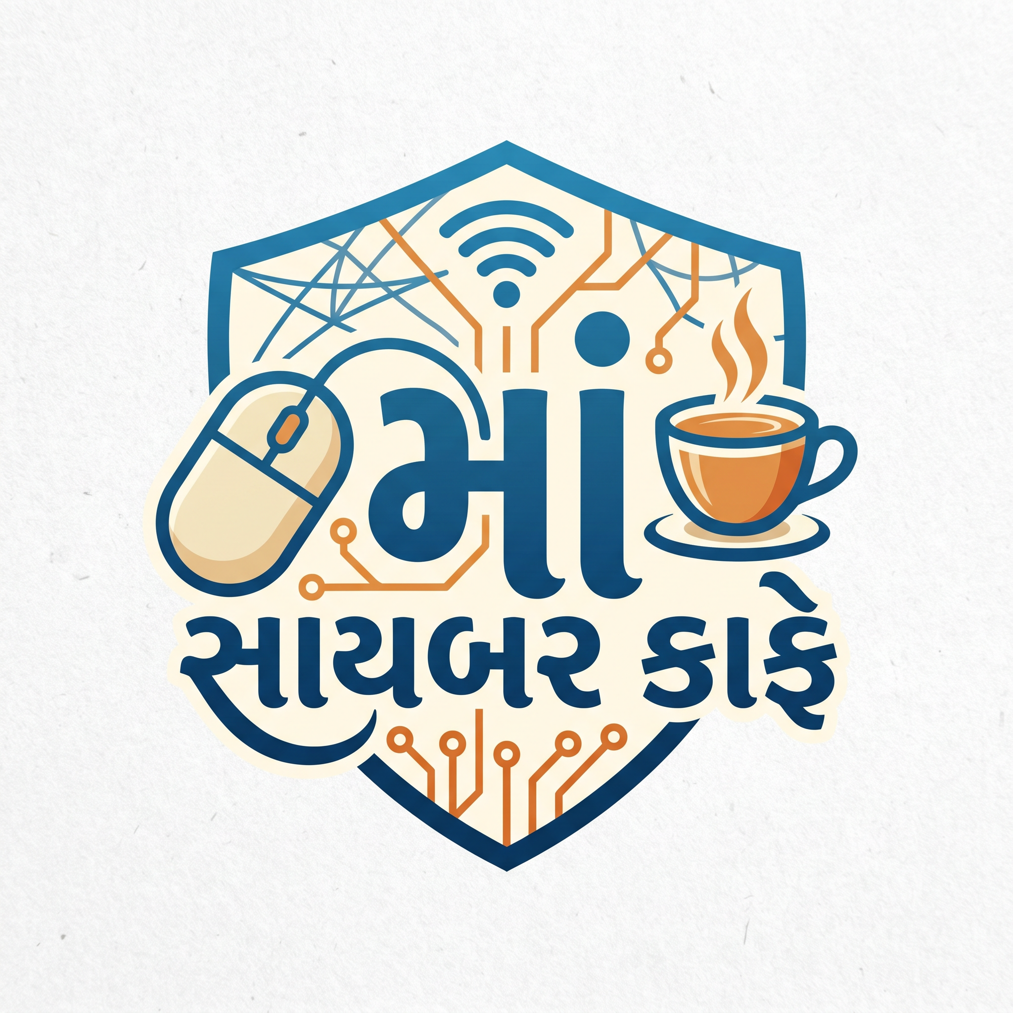 AI Design for માં સાયબર કાફે logo