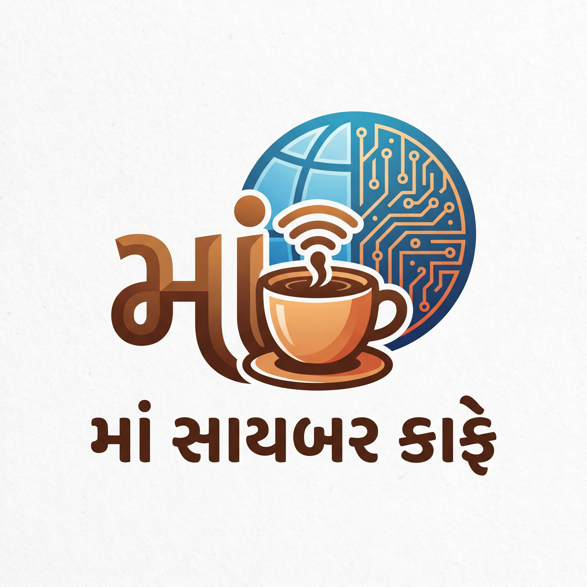 AI Design for માં સાયબર કાફે logo