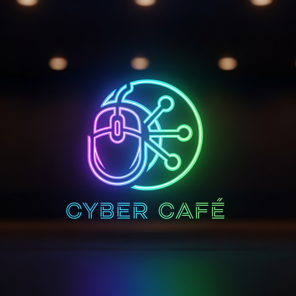 AI Design for માં સાયબર કાફે logo