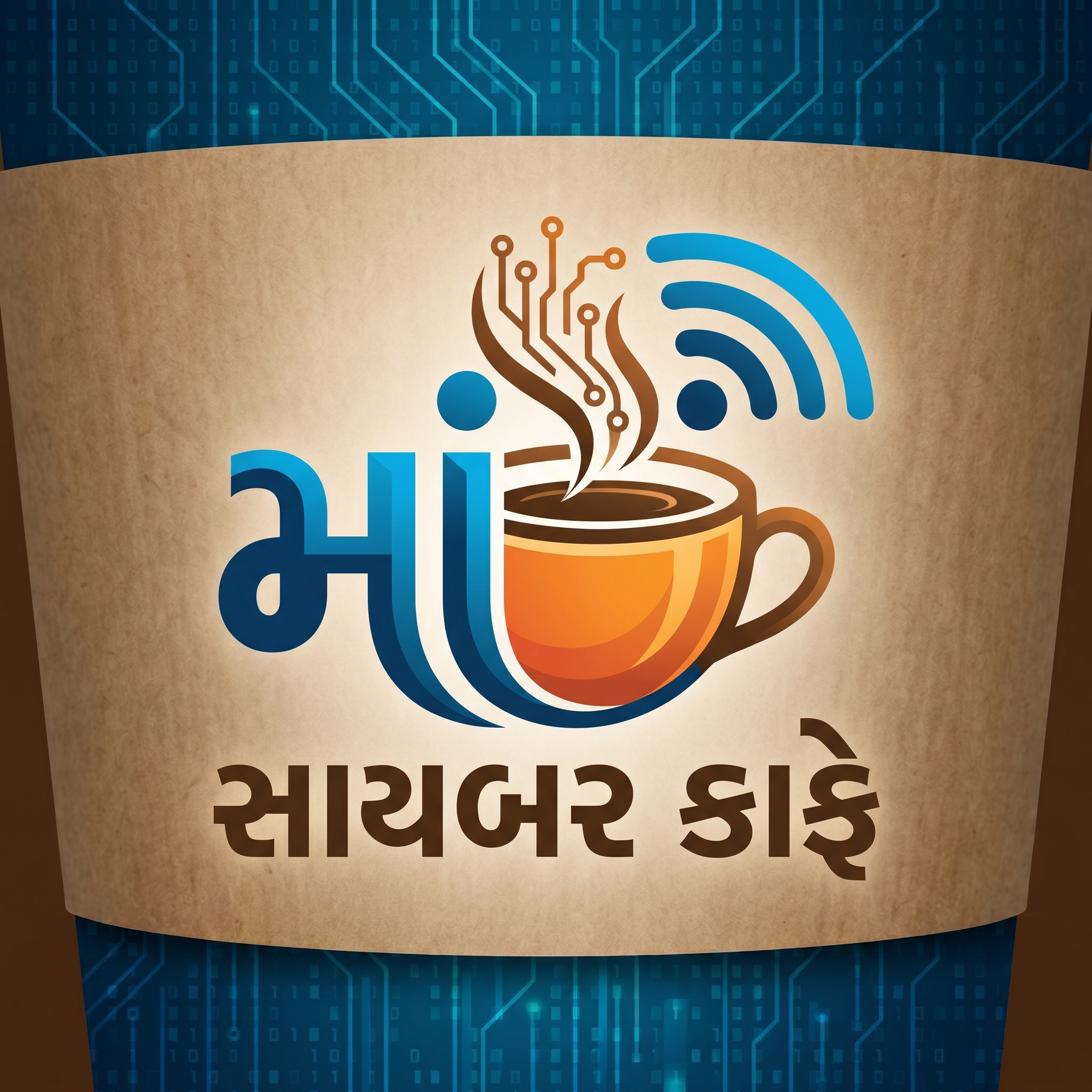 AI Design for માં સાયબર કાફે logo
