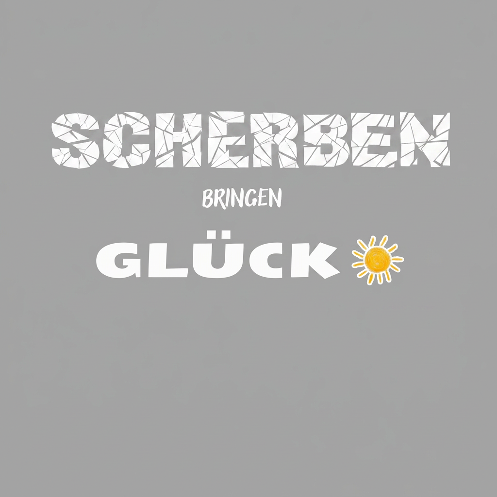 AI Design for Peux-tu reproduire l'effet du "SCHERBEN" de la 1ère image sur le "SCHERBEN" de la deuxième stp
