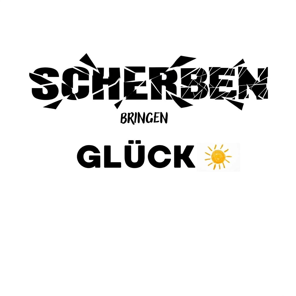 AI Design for Peux-tu écrire "SCHERBEN" au lieu de "BCREKBEN", mais en gardant le style d'écriture du mot "BCREKBEN"