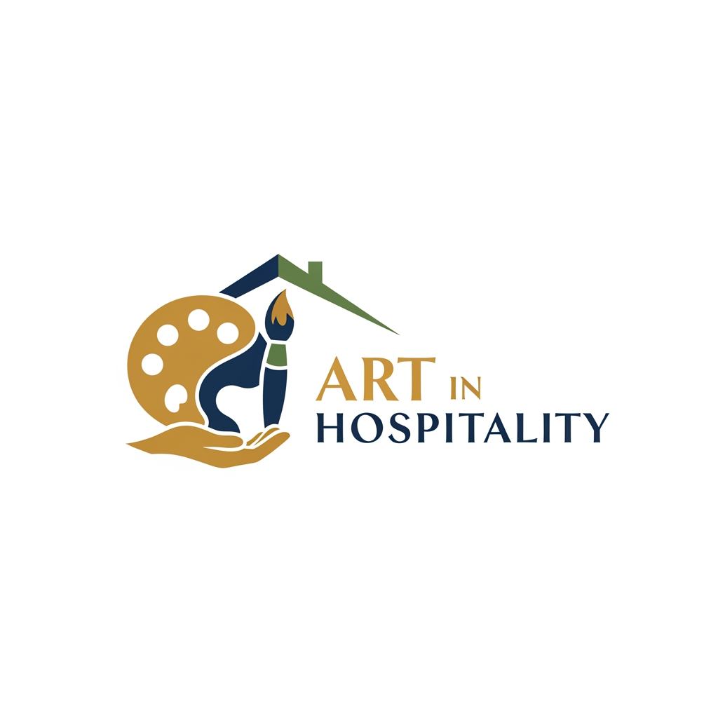 AI Design for logo design for Art in hospitality
