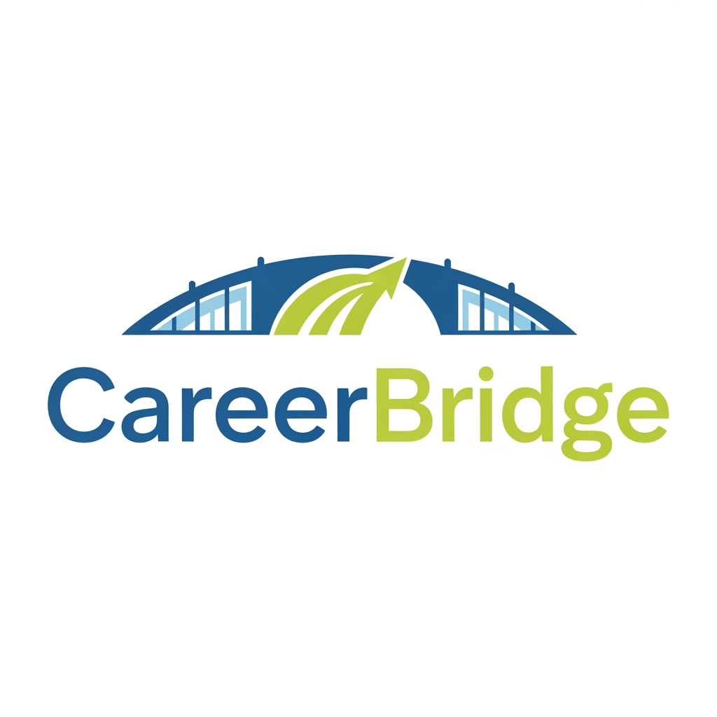 AI Design for make a CareerBridge logofor my project