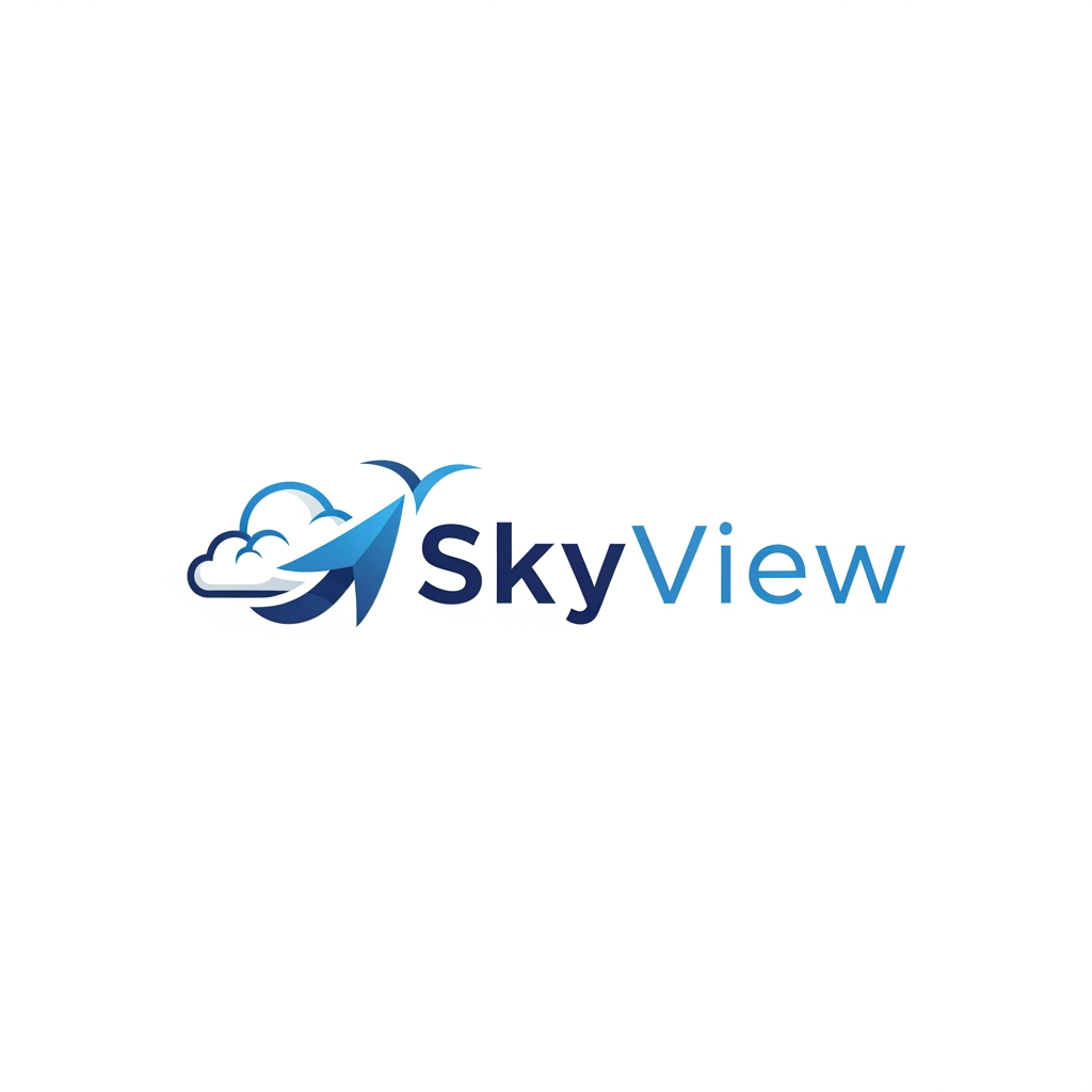 AI Design for create sky view logo