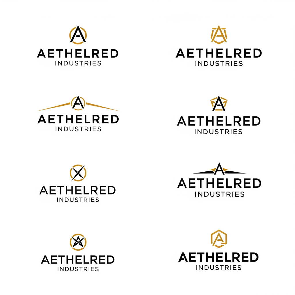 AI Design for Create a premium, modern, unique logo for a brand named "Sri Laxmi Enterprises". Use the uploaded reference logo only for inspiration. Create a clean, professional, high-end brand logo that looks premium, memorable and suitable for Instagram, website, packaging and business branding. Logo style should be minimal, luxury, bold, creative and modern. Add a unique icon/symbol related to the brand name. Typography should be clean, readable and professional. Create multiple unique logo design options with different premium color combinations. Keep the logo sharp, balanced, vector-style, high quality, clean background, no extra text, no mockup, no watermark. Where it says "Sri Laxmi Enterprises", replace it with your own brand name.