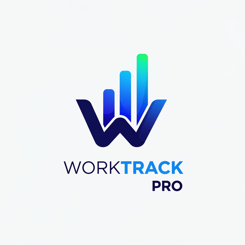 AI Design for logo for my app name worktrack pro i