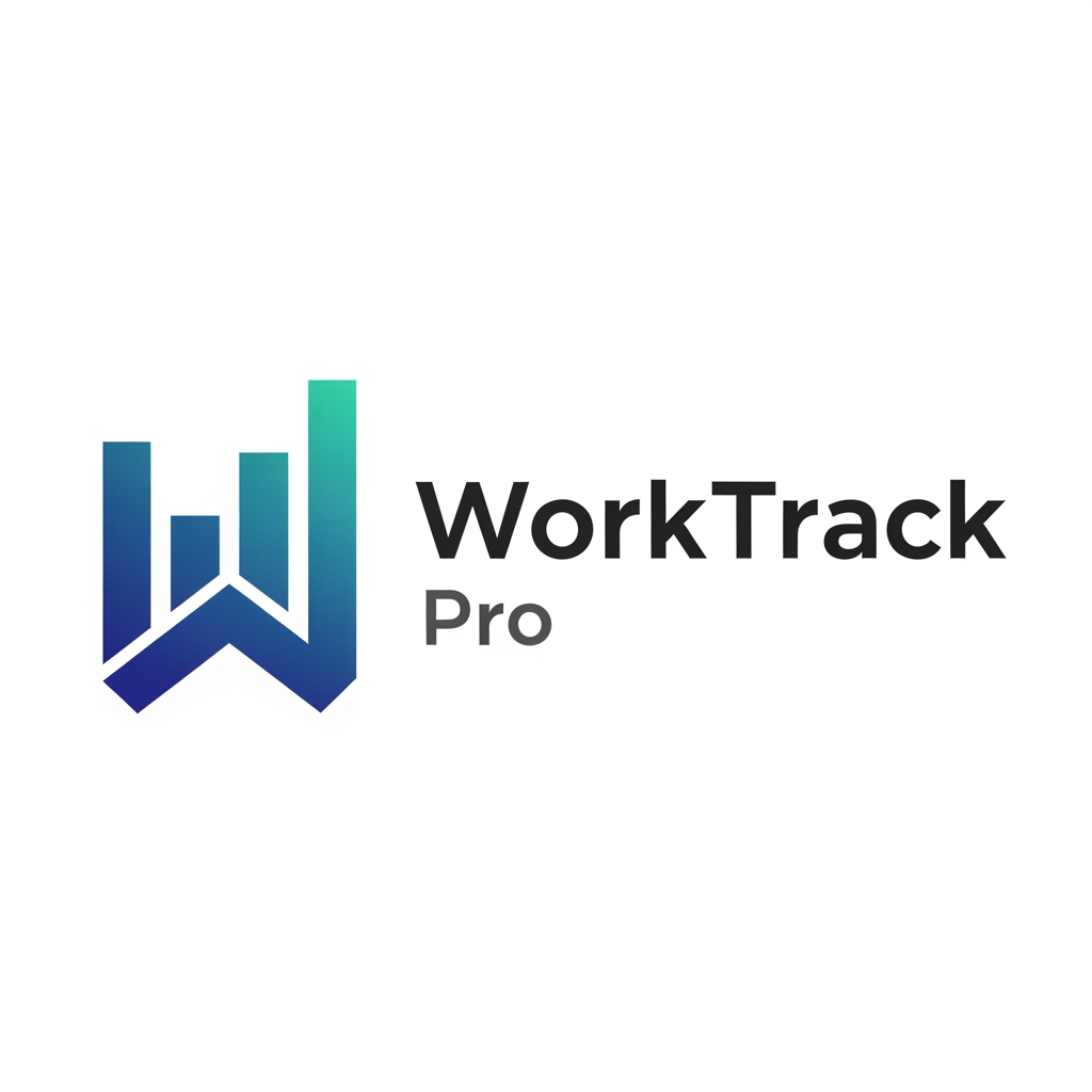 AI Design for logo for my app name worktrack pro i