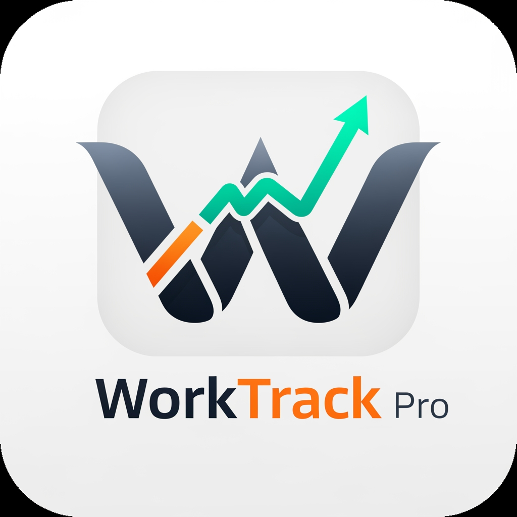 AI Design for logo for my app name worktrack pro i wnt premium look fit size to obile app