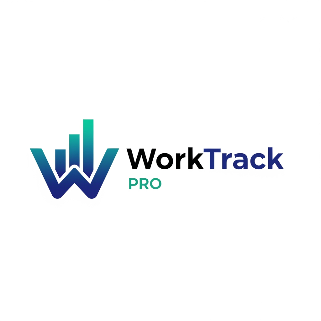 AI Design for logo for my app name worktrack pro i