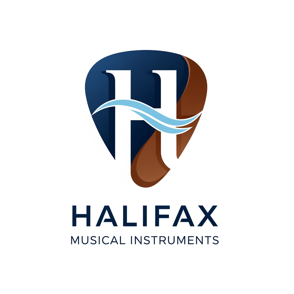 AI Design for please create logo halifax musicle instruments