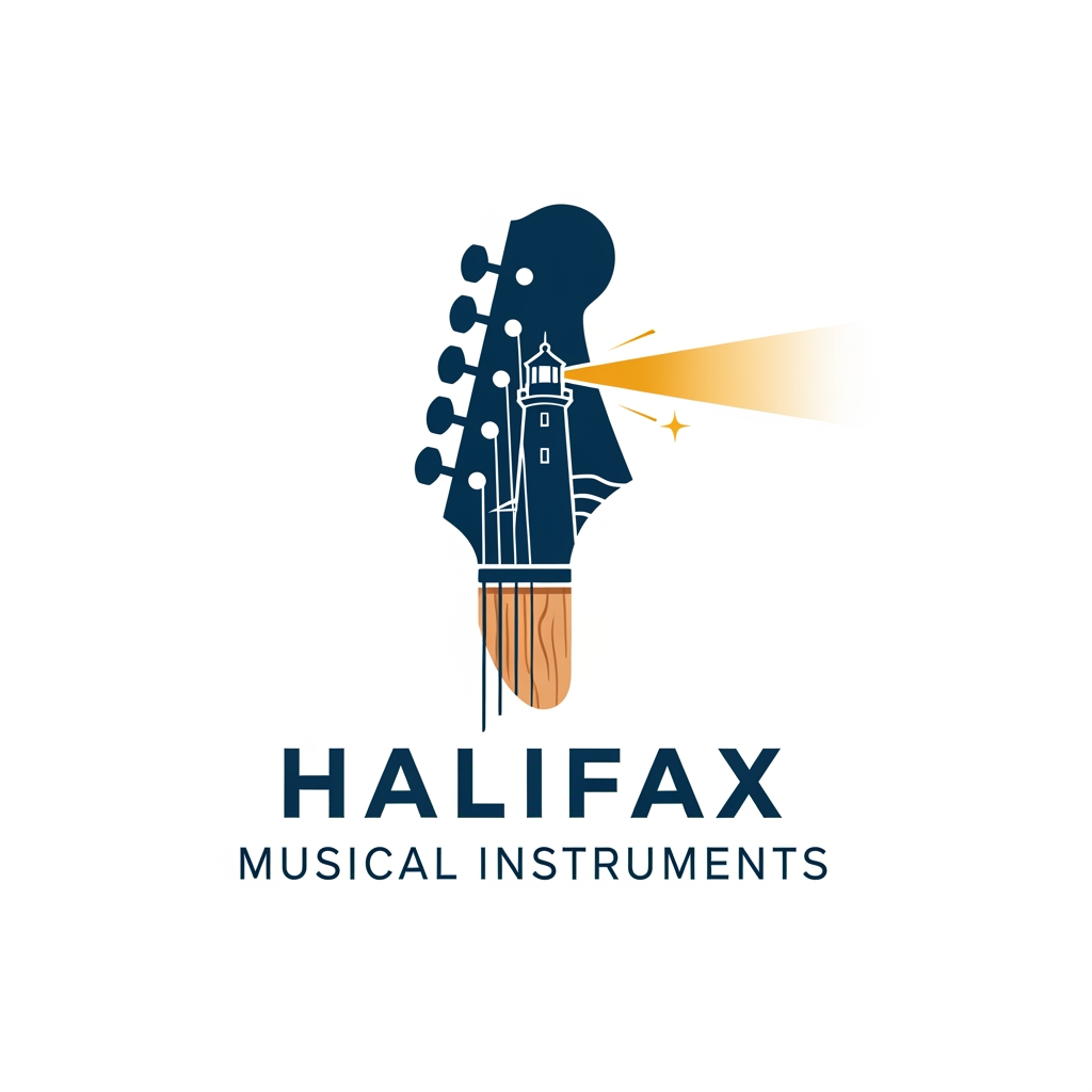 AI Design for please create logo halifax musicle instruments