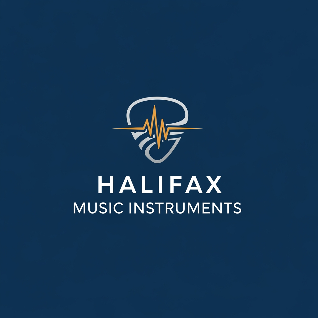 AI Design for please create logo halifax musicle instruments