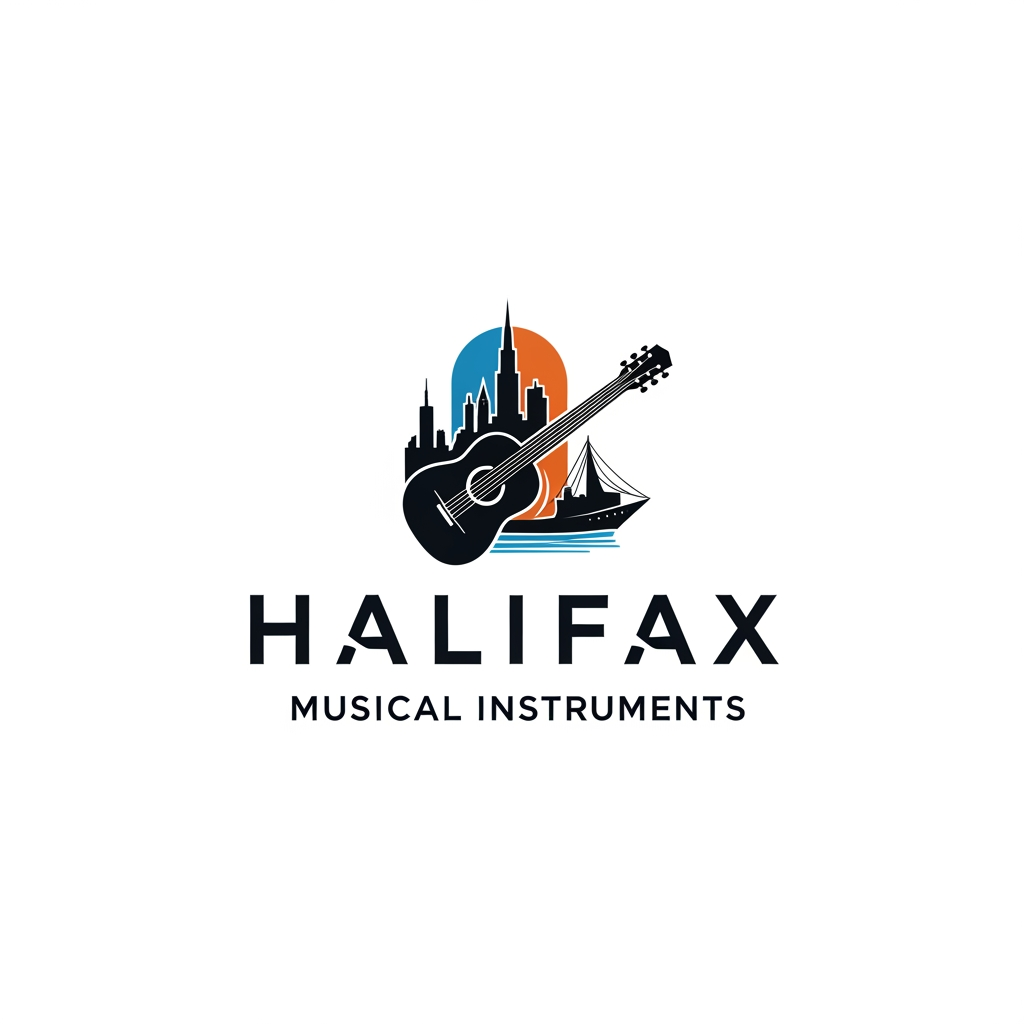 AI Design for please create logo Halifax Musical Instruments more different