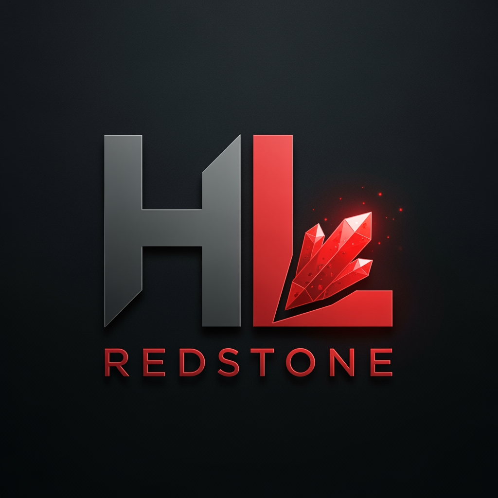 AI Design for HL Redstone logo creation